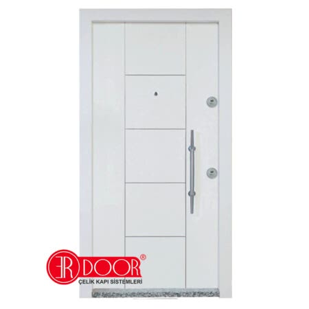 Modern Sade ve Şık Çelik Kapı Özel Yapım ve Ölçü – ER9104